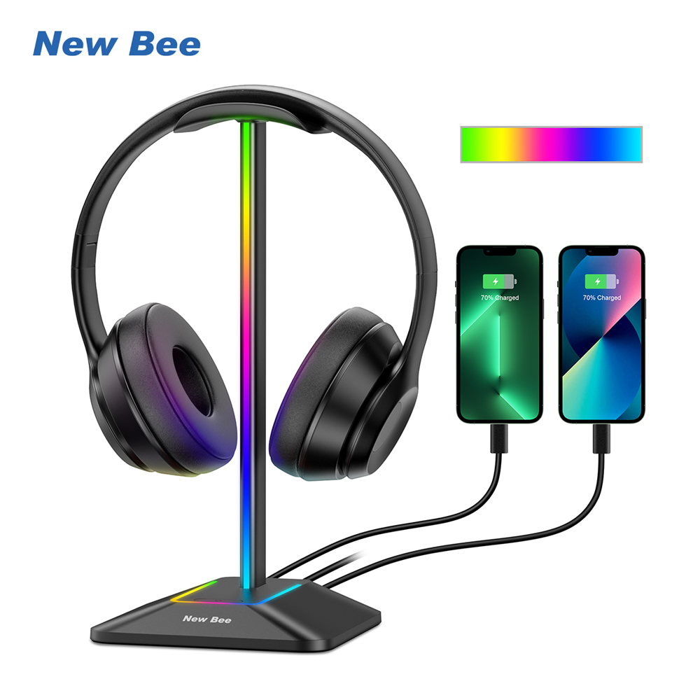Gaming Headset Rgb - Bee Z8 RGB headphone pemegang berdiri