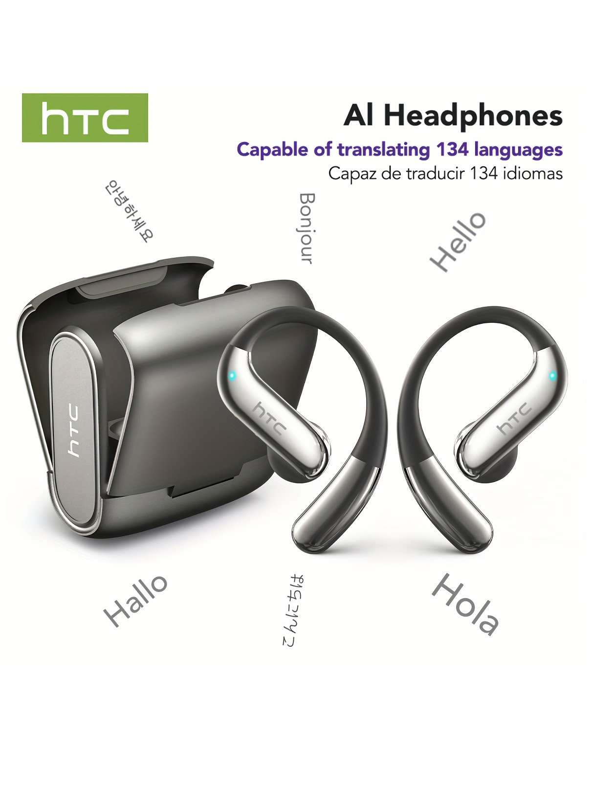 Earbuds Charging Case - Headphone Bluetooth Open-ear HTC 30 Jam