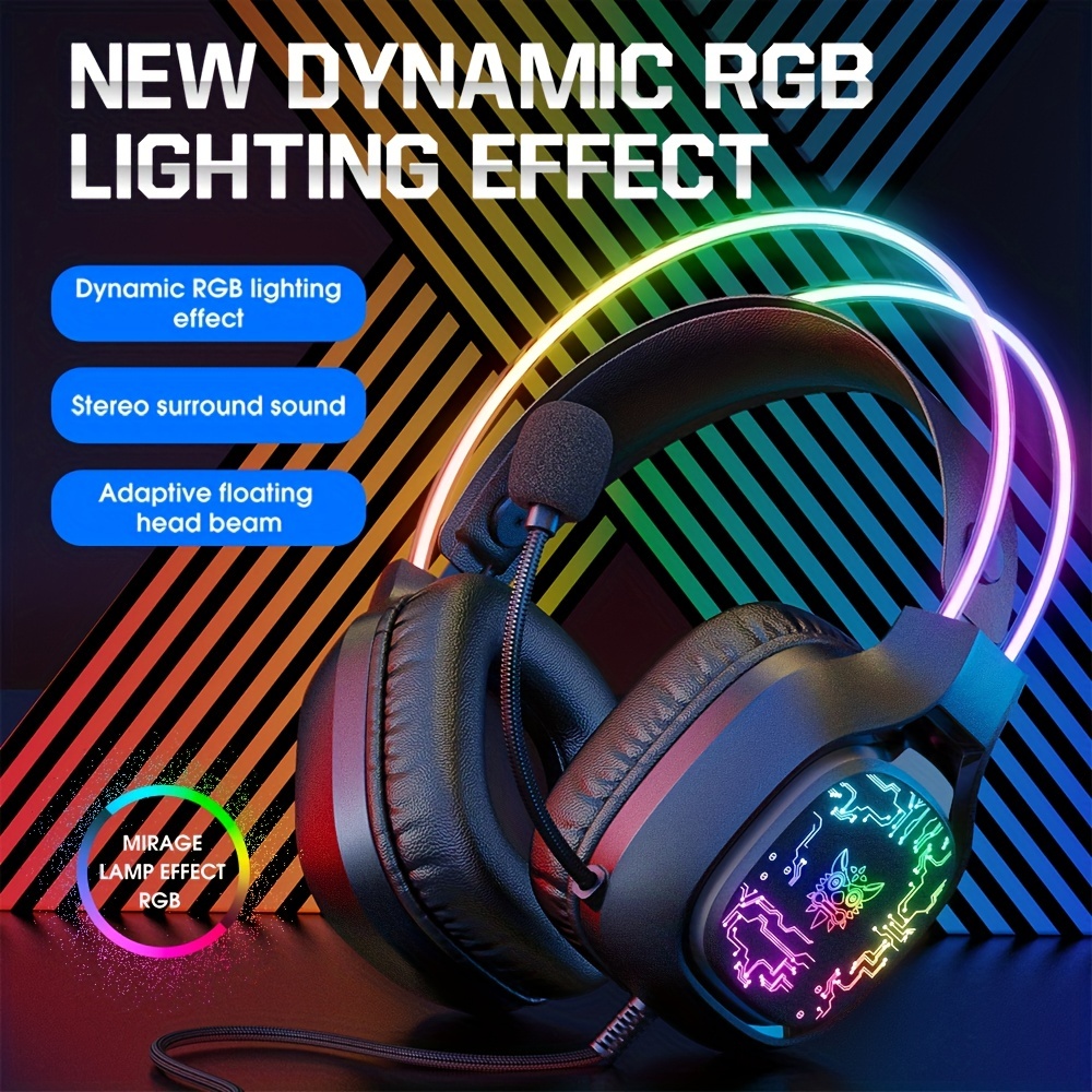 Gaming Headset Rgb - ONIKUMA X22 Headset Gaming RGB lampu