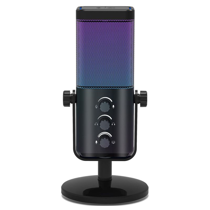 Gaming Headset Rgb - Mikrofon Gaming ABZZ-RGB USB-C Dengan Pemantauan