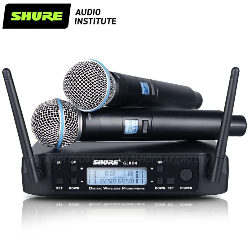 Shure GLXD4 BETA 58A Sistem Mi - Shure Mic Sm58 ulasan dan harga