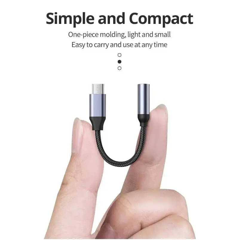 KEBIDU Adaptor Audio Tipe C ke - Audiophile Headphone Wired ulasan dan harga