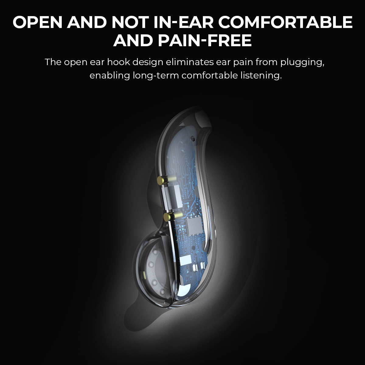 Headphone Bluetooth Open-ear H - Earbuds Charging Case ulasan dan harga