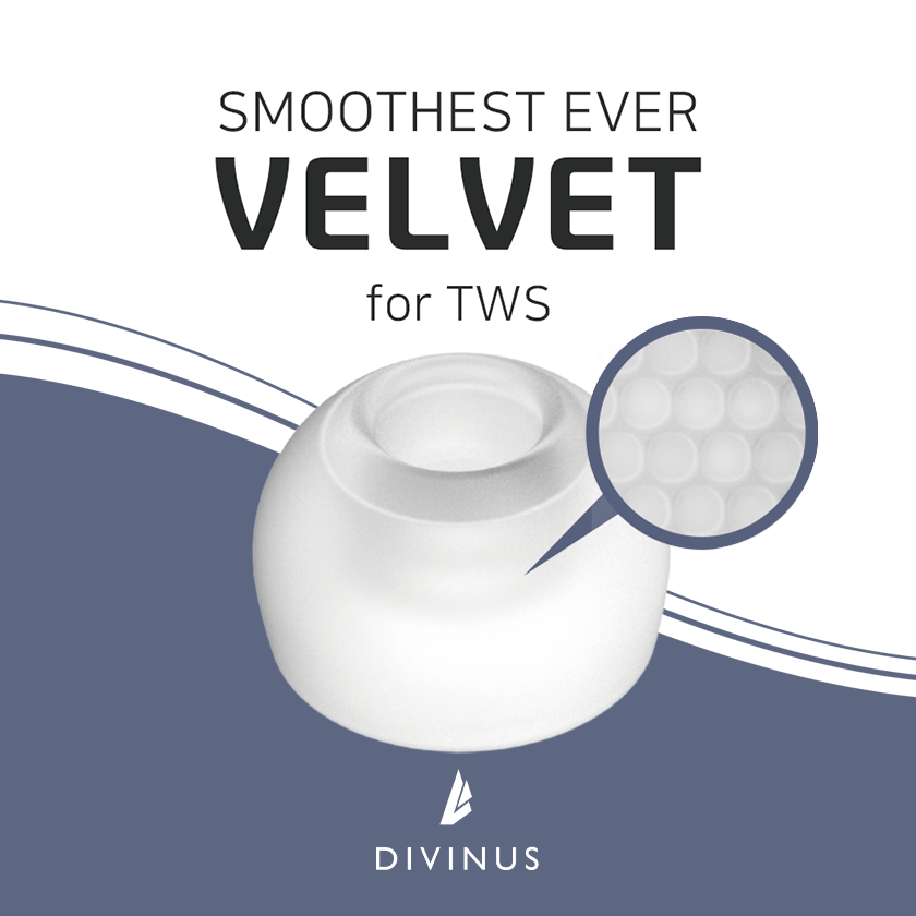ELOIT/ Divinus Velvet Eartips  - Wireless Earbuds Tws ulasan dan harga