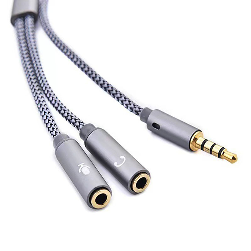 3.5mm pemisah Audio Y Jack 1 M - Earphone Splitter Jack ulasan dan harga