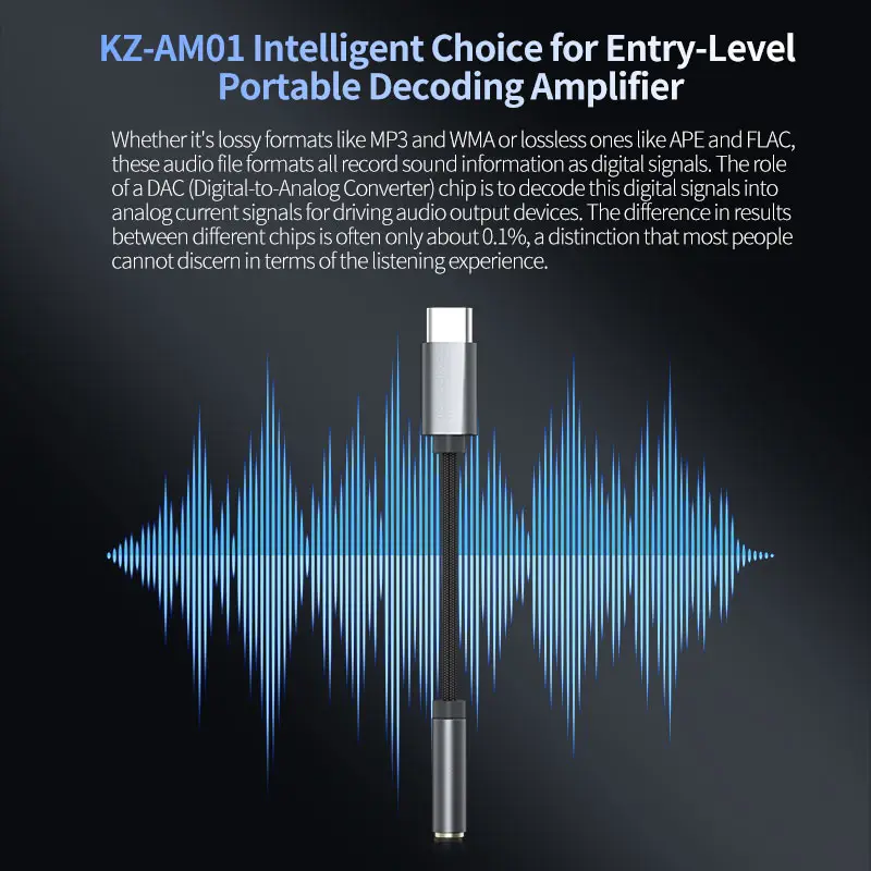 KZ AM01 Adaptor Audio Tipe-C K - Usb C Earphone ulasan dan harga