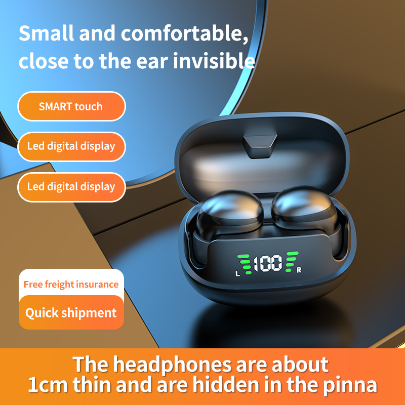 Headset Mini Nirkabel TWS Blue - Wireless Earbuds Tws ulasan dan harga