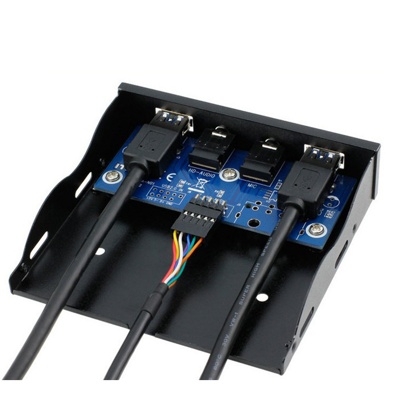 2 Port Usb 3.0 Hub Pemisah HD  - Earphone Splitter Jack ulasan dan harga
