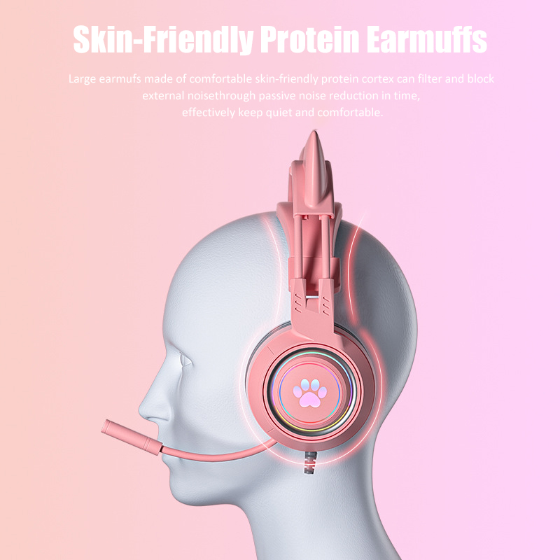 Headphone game telinga kucing  - Gaming Headset Rgb ulasan dan harga