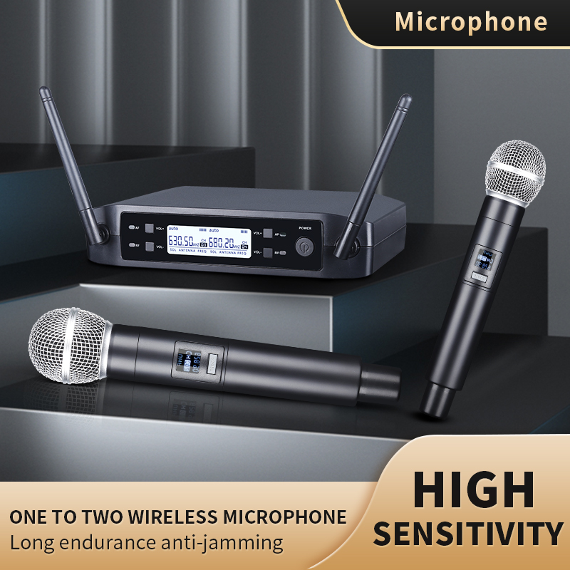 Mikrofon nirkabel genggam Dual - Shure Mic Sm58 ulasan dan harga